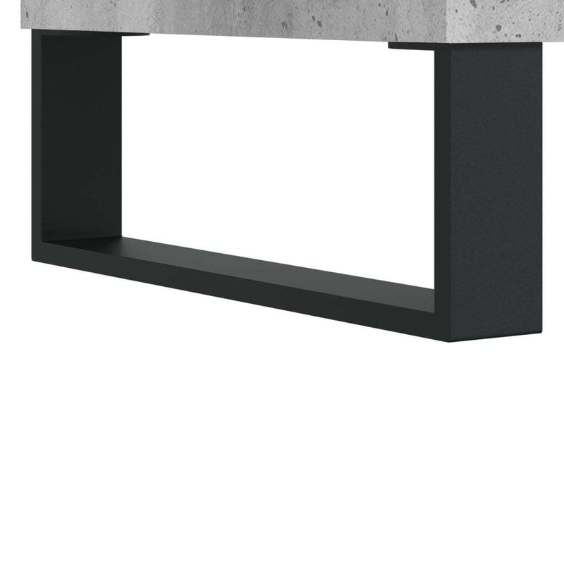 Coffee Table Concrete Grey 50x50x40 cm Engineered Wood