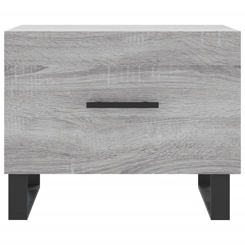 Coffee Table Grey Sonoma 50x50x40 cm Engineered Wood