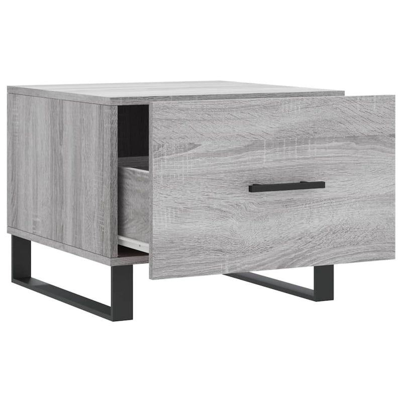 Coffee Table Grey Sonoma 50x50x40 cm Engineered Wood