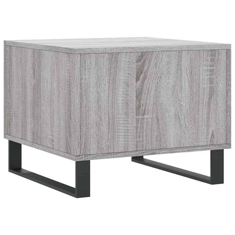 Coffee Table Grey Sonoma 50x50x40 cm Engineered Wood