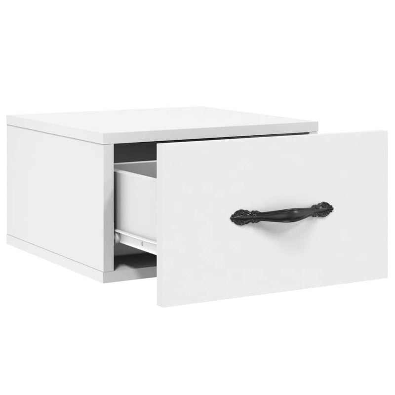 Wall-mounted Bedside Cabinet White 35x35x20 cm