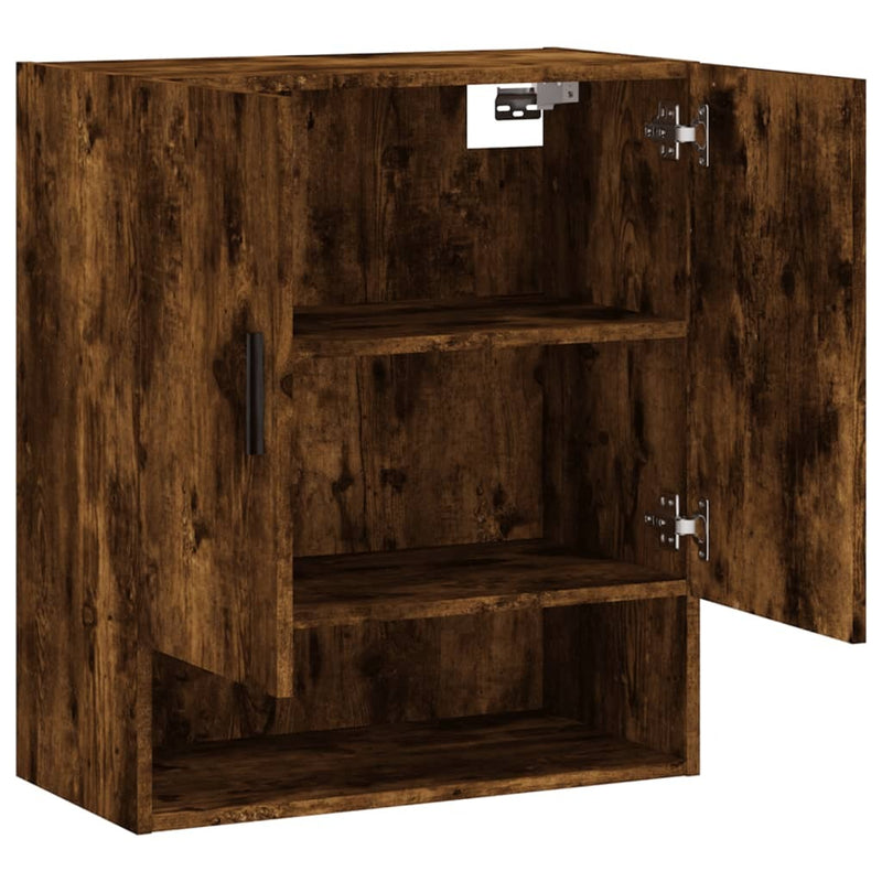 Wall Cabinet Smoked Oak 60x31x70 cm Engineered Wood