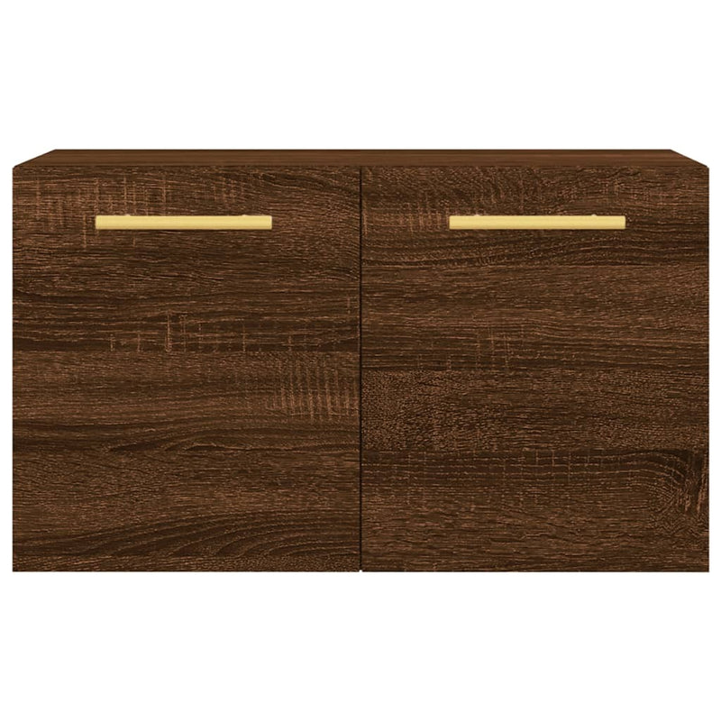 Wall Cabinet Brown Oak 60x36.5x35 cm Engineered Wood