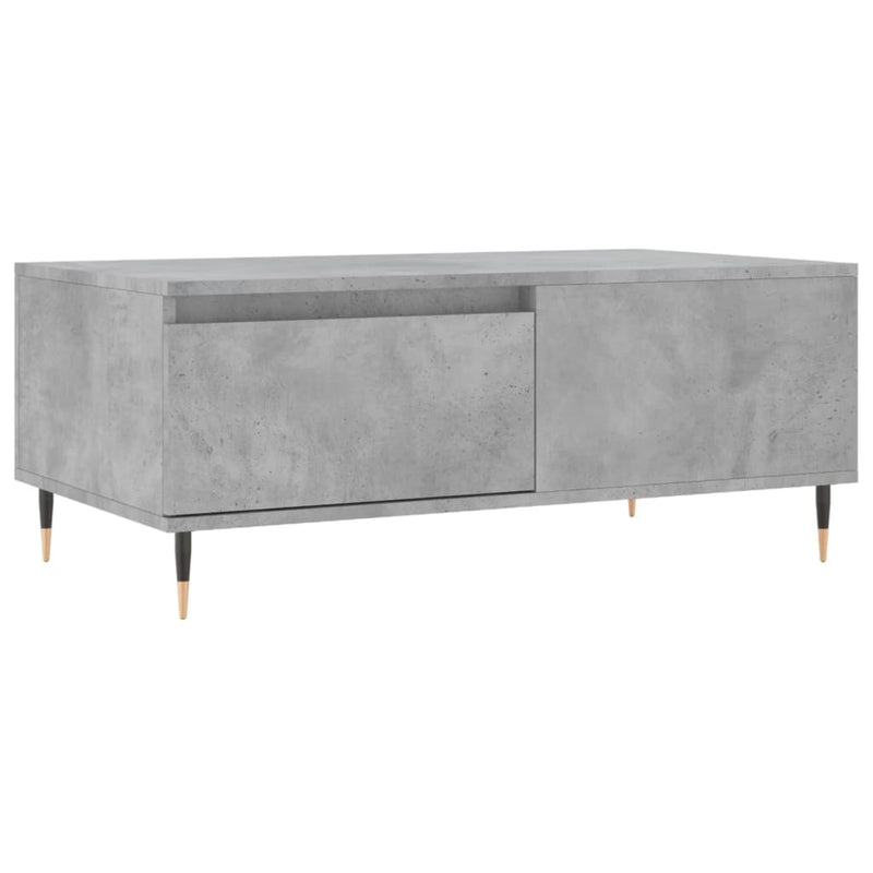 Coffee Table Concrete Grey 90x50x36.5 cm Engineered Wood