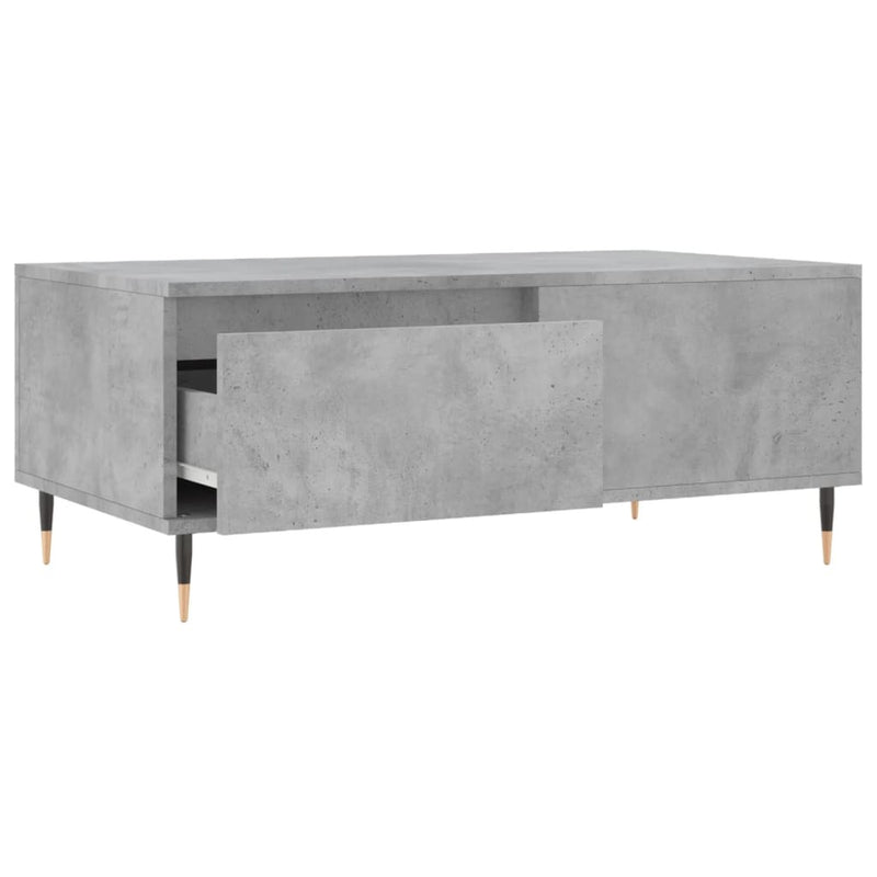 Coffee Table Concrete Grey 90x50x36.5 cm Engineered Wood