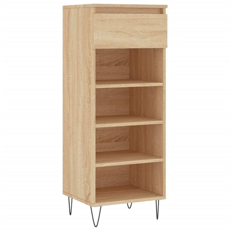 Shoe Cabinet Sonoma Oak 40x36x105 cm Engineered Wood