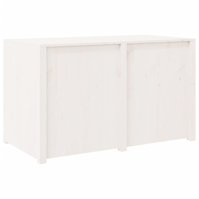 Outdoor Kitchen Cabinet White 106x55x64 cm Solid Wood Pine