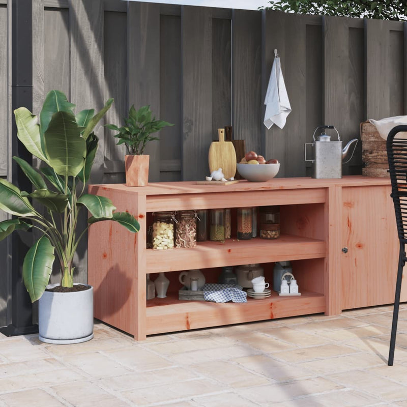 Outdoor Kitchen Cabinet 106x55x64 cm Solid Wood Douglas