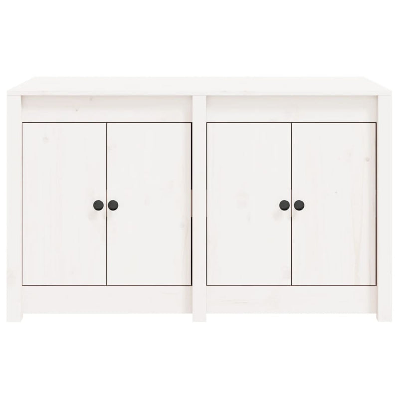 Outdoor Kitchen Cabinet White 106x55x64 cm Solid Wood Pine