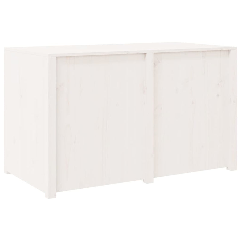 Outdoor Kitchen Cabinet White 106x55x64 cm Solid Wood Pine