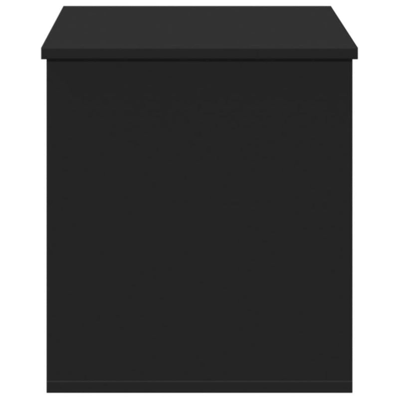 Storage Box Black 100x42x46 cm Engineered Wood