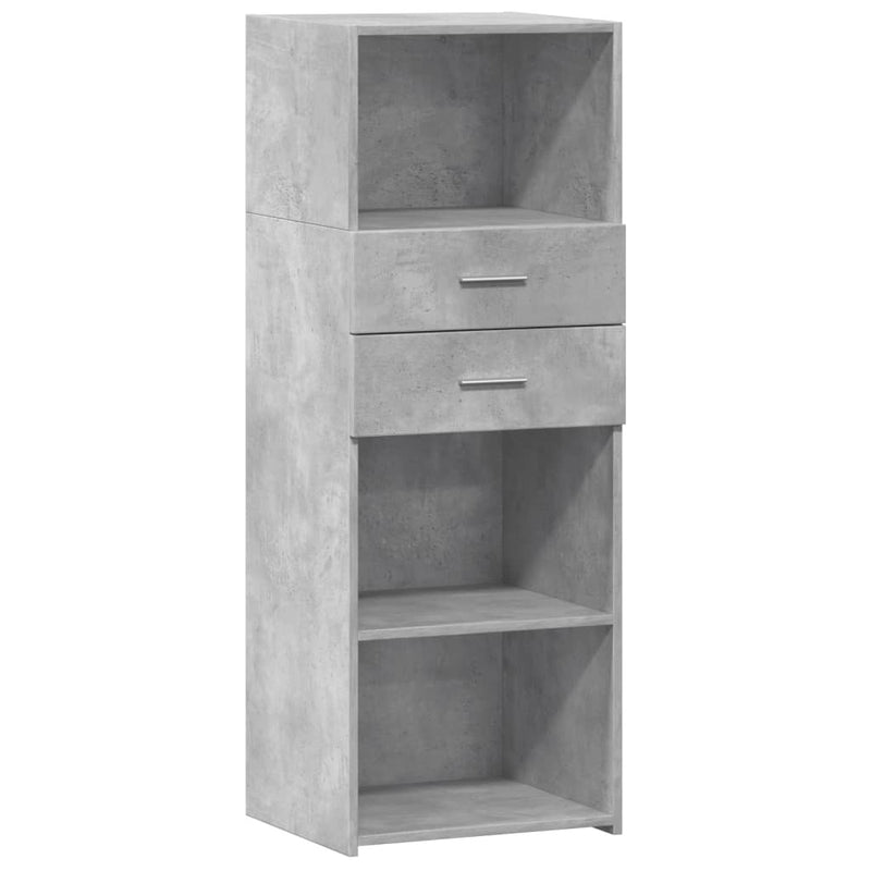 Highboard Concrete Grey 45x42.5x124 cm Engineered Wood