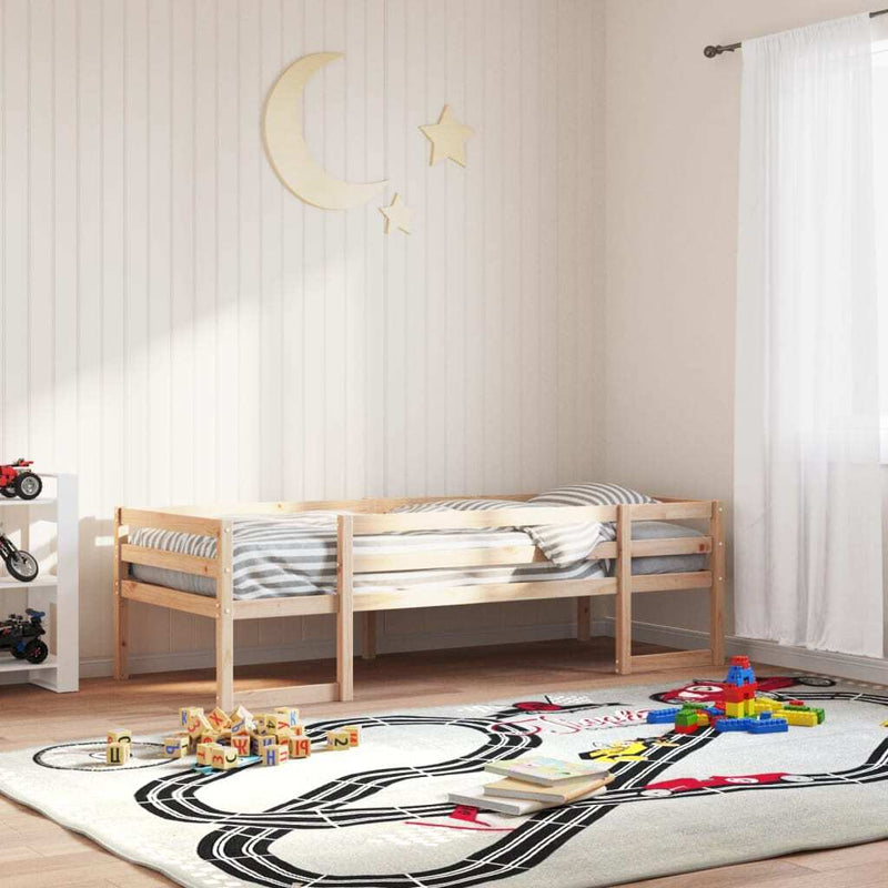 Kids' Bed Frame without Mattress 75x190 cm Small Single Solid Wood Pine