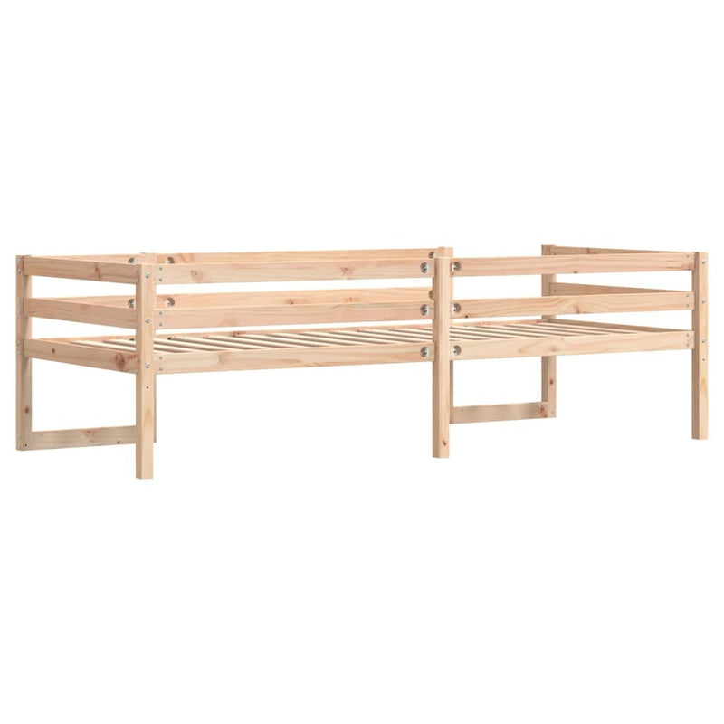 Kids' Bed Frame without Mattress 75x190 cm Small Single Solid Wood Pine