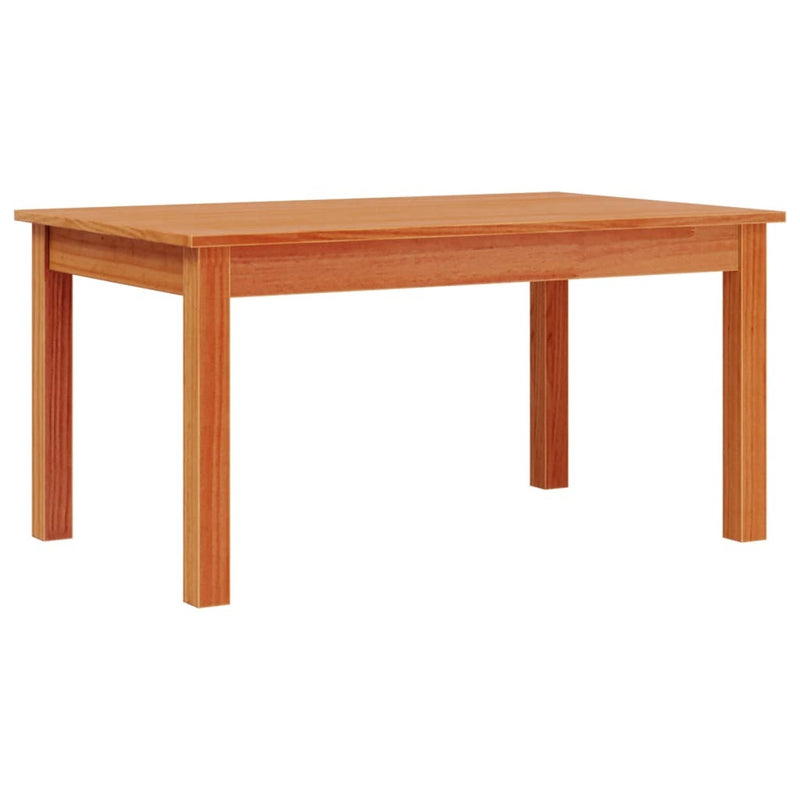 Coffee Table Wax Brown 80x50x40 cm Solid Wood Pine