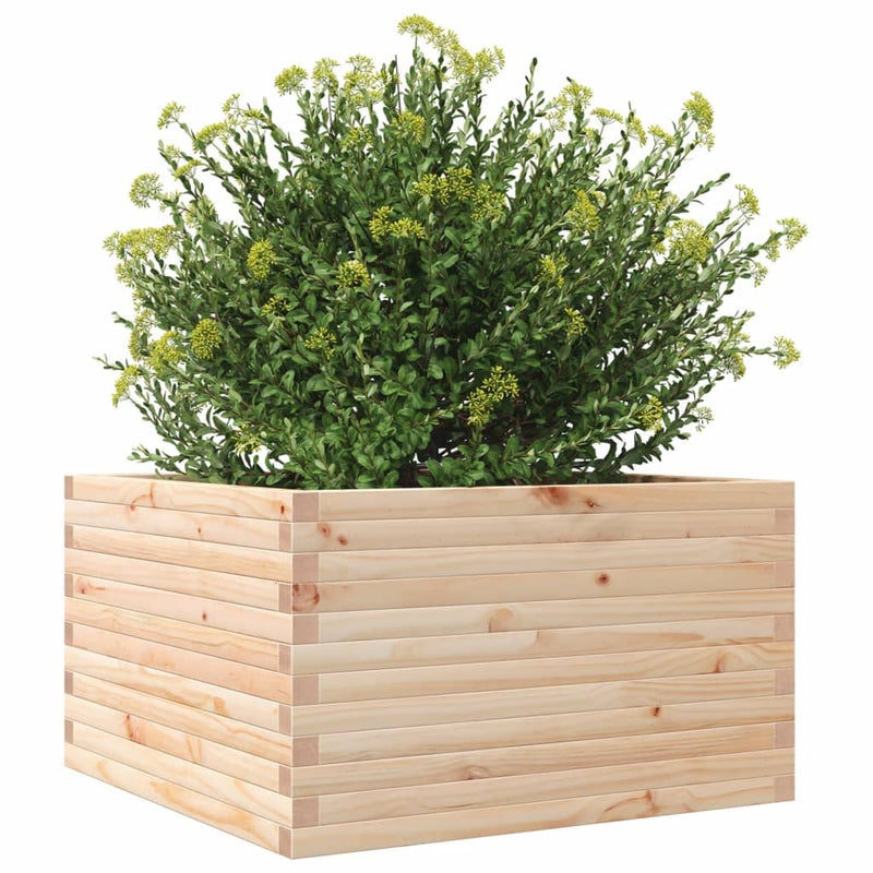 Garden Planter 80x80x45.5 cm Solid Wood Pine