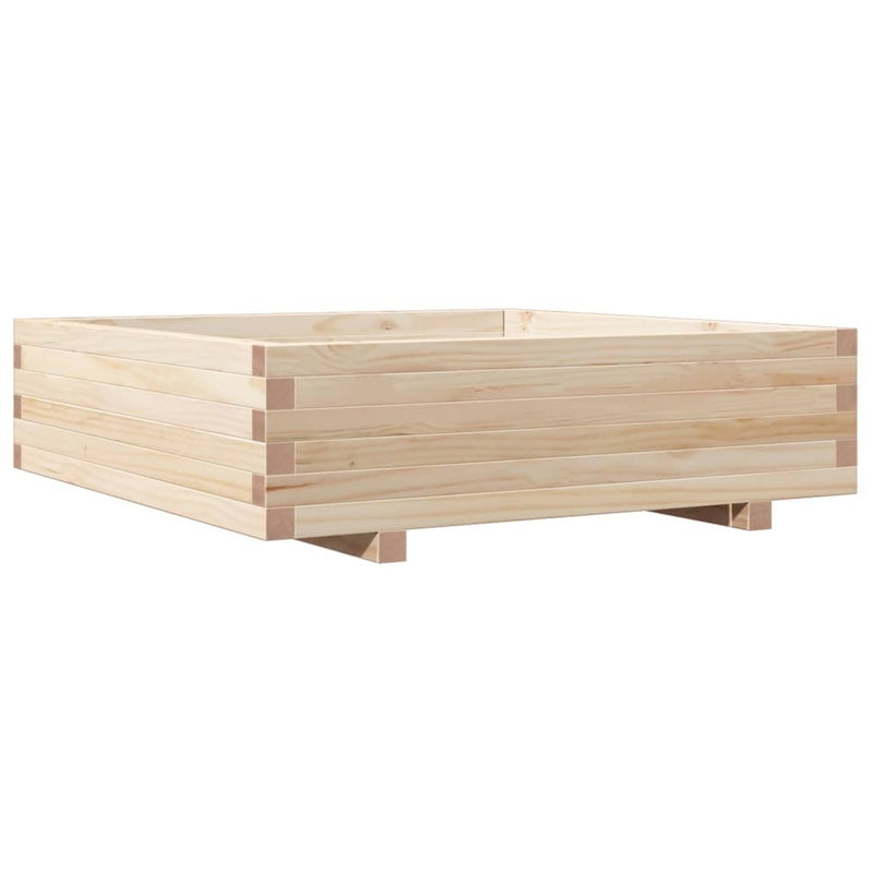 Garden Planter 90x90x26.5 cm Solid Wood Pine