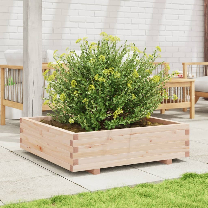 Garden Planter 90x90x26.5 cm Solid Wood Pine