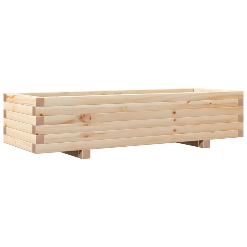 Garden Planter 110x40x26.5 cm Solid Wood Pine