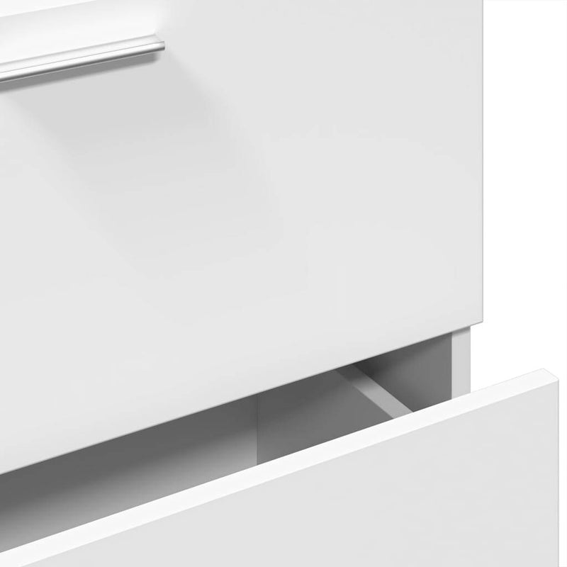 Sink Cabinet White 59x37x59 cm Engineered Wood