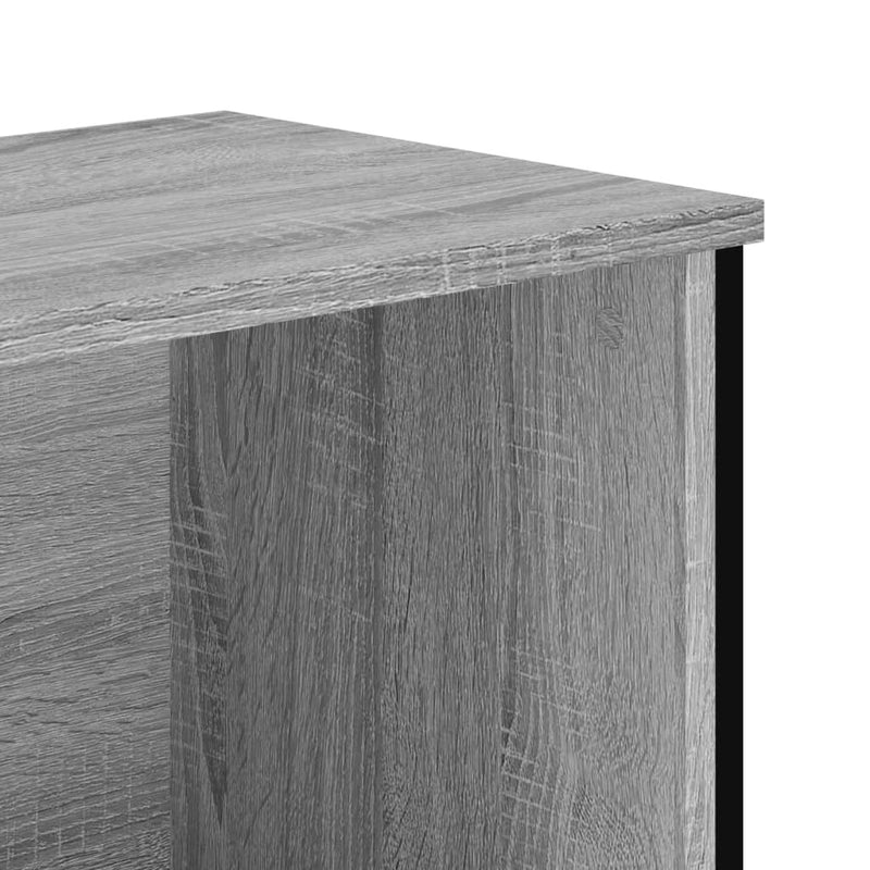 Shoe Cabinet Grey Sonoma 90x38x45.5 cm Engineered Wood