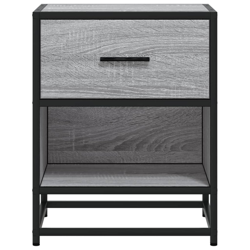 Bedside Cabinets 2 pcs Grey Sonoma 40x31x50 cm Engineered Wood