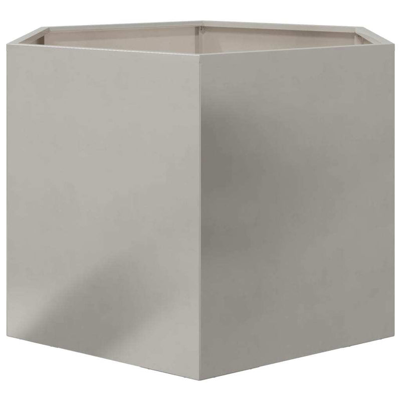 Garden Planter Hexagon 69x60x45 cm Stainless Steel