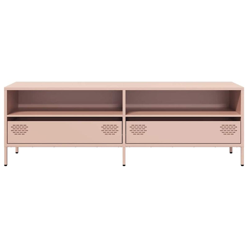 TV Cabinet Pink 135x39x43.5 cm Cold-rolled Steel