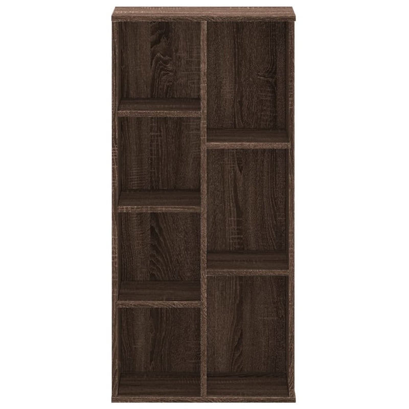 Bookcase Brown Oak 50x25x105 cm Engineered Wood