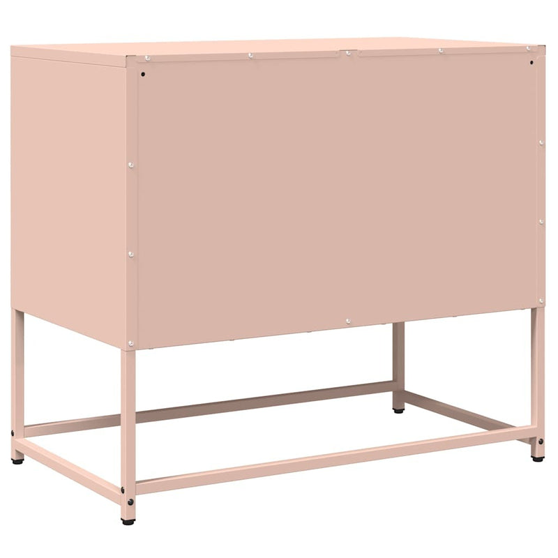 TV Cabinet Pink 68x39x60.5 cm Cold-rolled Steel