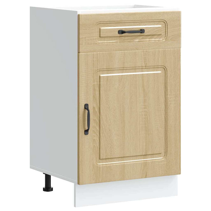 Kitchen Base Cabinet Kalmar Sonoma Oak Engineered Wood