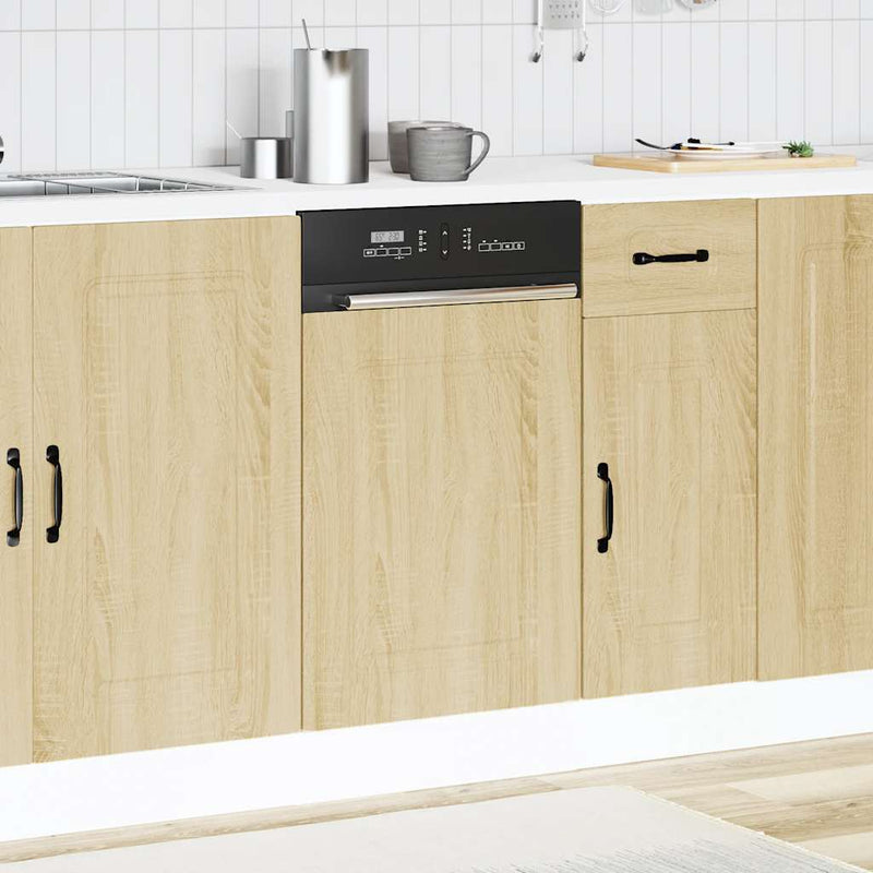 Dishwasher Panel?Kalmar?Sonoma Oak 45x1.5x67 cm Engineered Wood