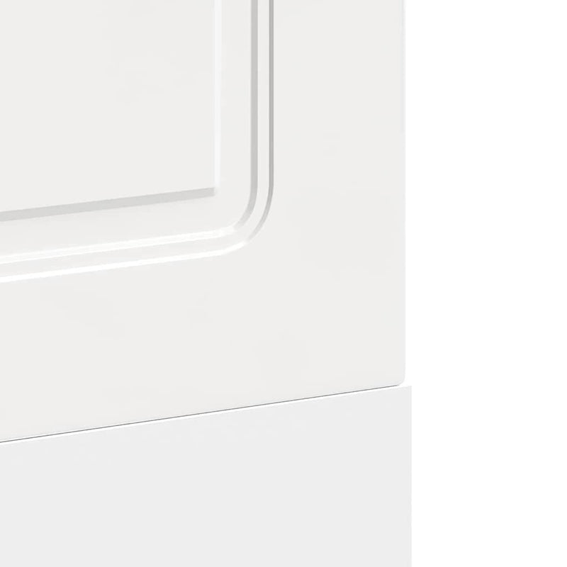 Dishwasher Panel?Kalmar?High Gloss White?60x1.5x67 cm Engineered Wood