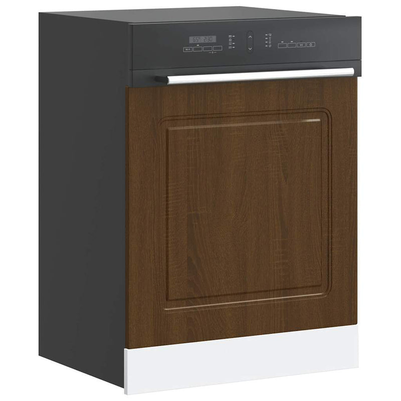 Dishwasher Panel?Kalmar?Brown Oak 60x1.5x67 cm Engineered Wood