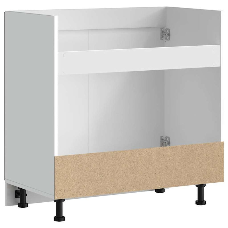 Sink Base Cabinet?"Porto" Concrete Grey 80x46x81.5 cm?Engineered Wood