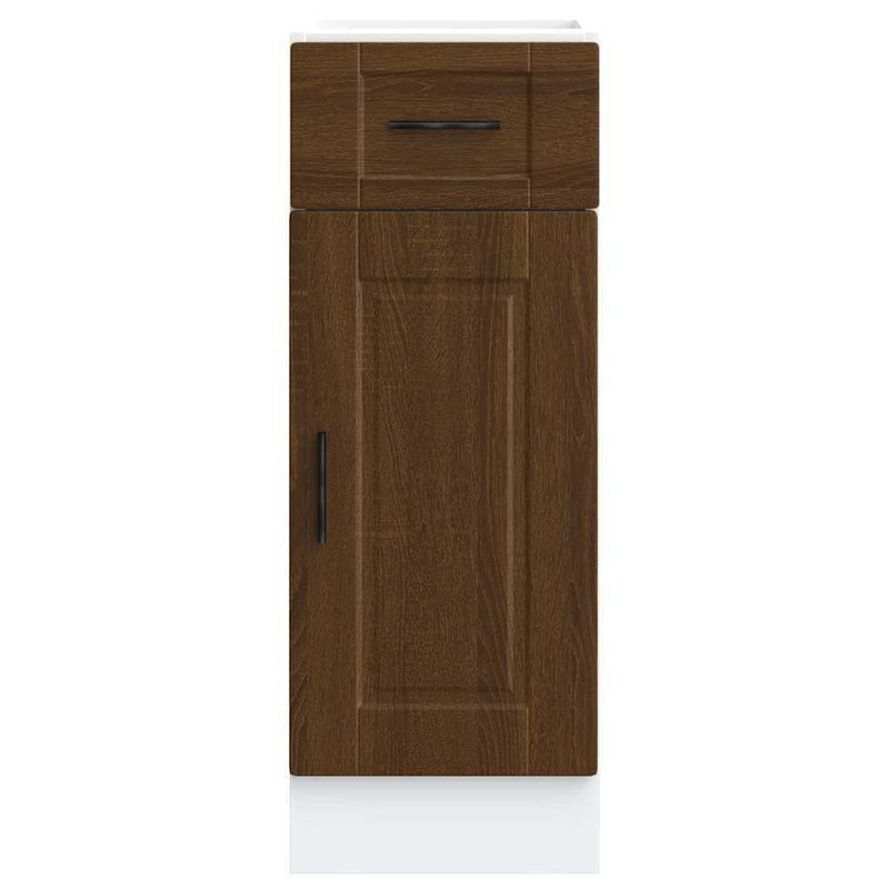 Kitchen Base Cabinet?Porto Brown Oak Engineered Wood