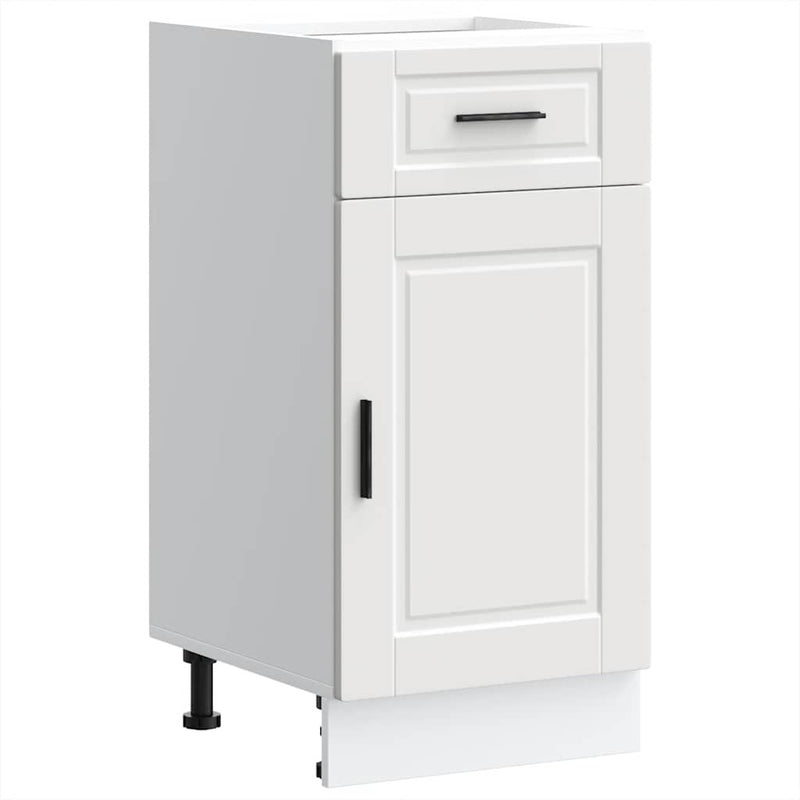 Kitchen Base Cabinet?Porto White Engineered Wood