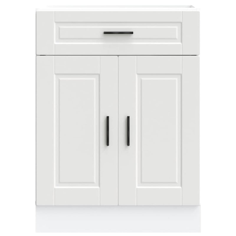 Kitchen Base Cabinet?Porto White Engineered Wood