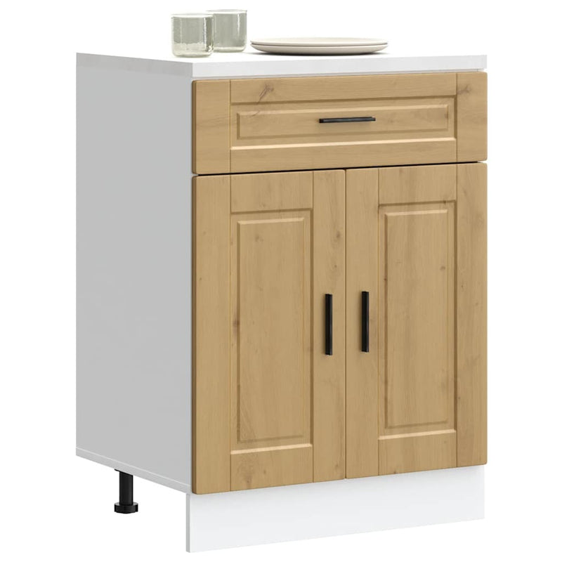 Kitchen Base Cabinet?Porto Artisan Oak Engineered Wood