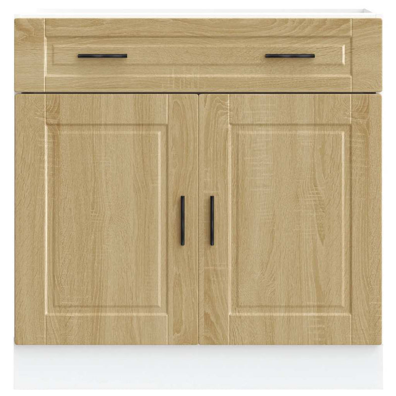 Kitchen Base Cabinet?Porto Sonoma Oak Engineered Wood