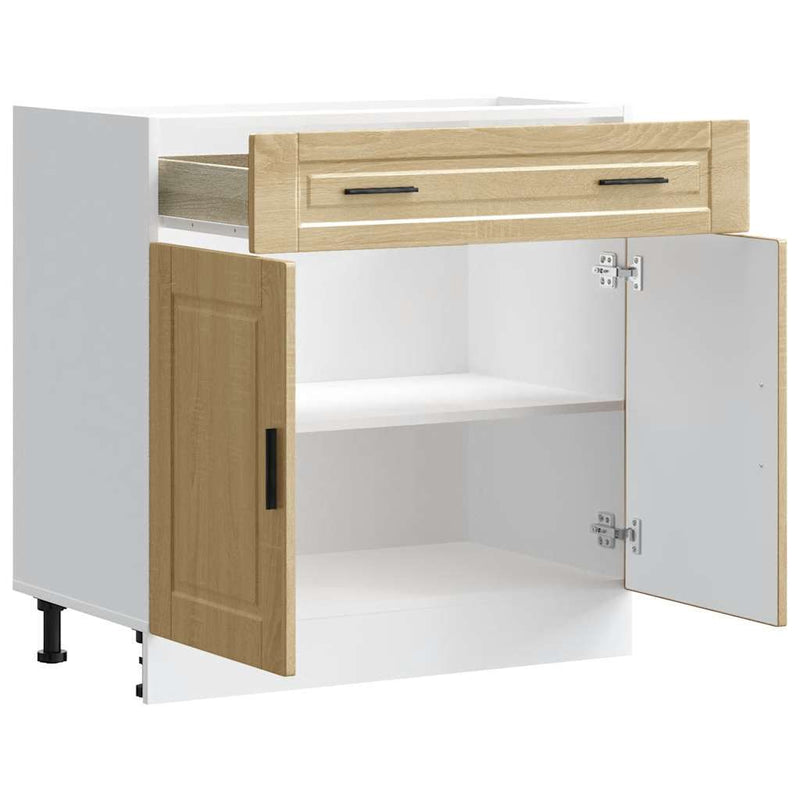 Kitchen Base Cabinet?Porto Sonoma Oak Engineered Wood