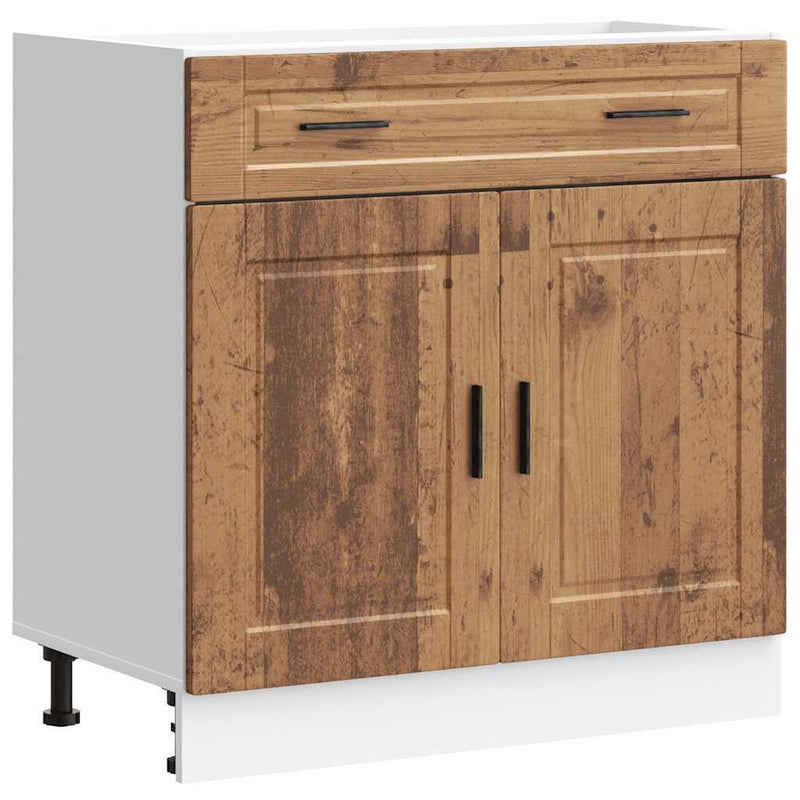 Kitchen Base Cabinet?Porto Old Wood Engineered Wood