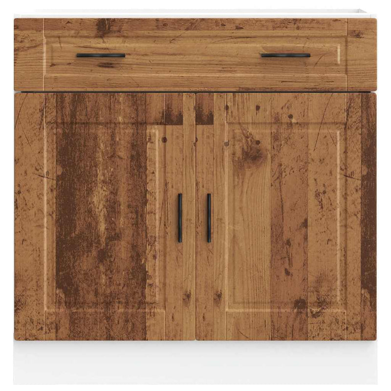 Kitchen Base Cabinet?Porto Old Wood Engineered Wood