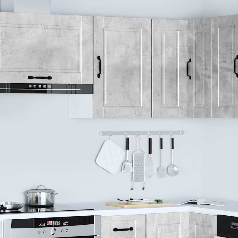 Kitchen Wall Cabinet?Porto Concrete Grey Engineered Wood