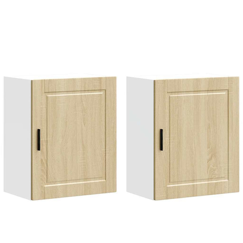 Kitchen Wall Cabinets 2 pcs?Porto Sonoma Oak Engineered Wood