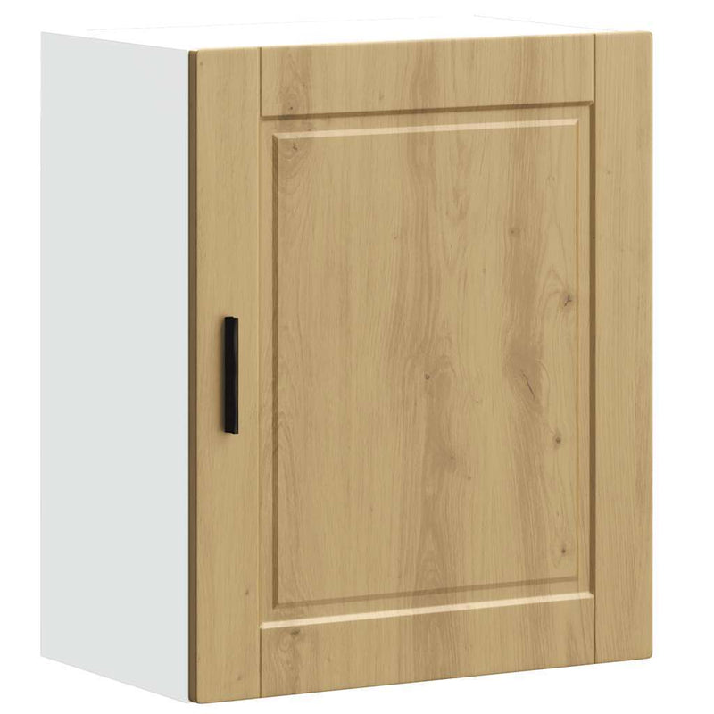 Kitchen Wall Cabinets 2 pcs?Porto Artisan Oak Engineered Wood