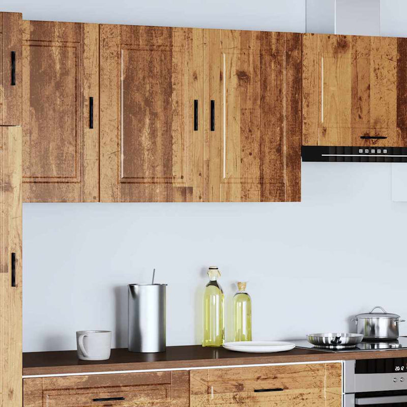 Kitchen Wall Cabinet Porto Old Wood Engineered Wood