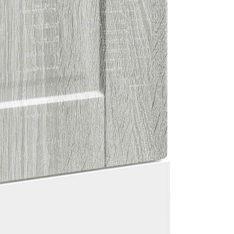 Dishwasher Panel Porto Grey Sonoma 45x1,5x67 cm Engineered Wood