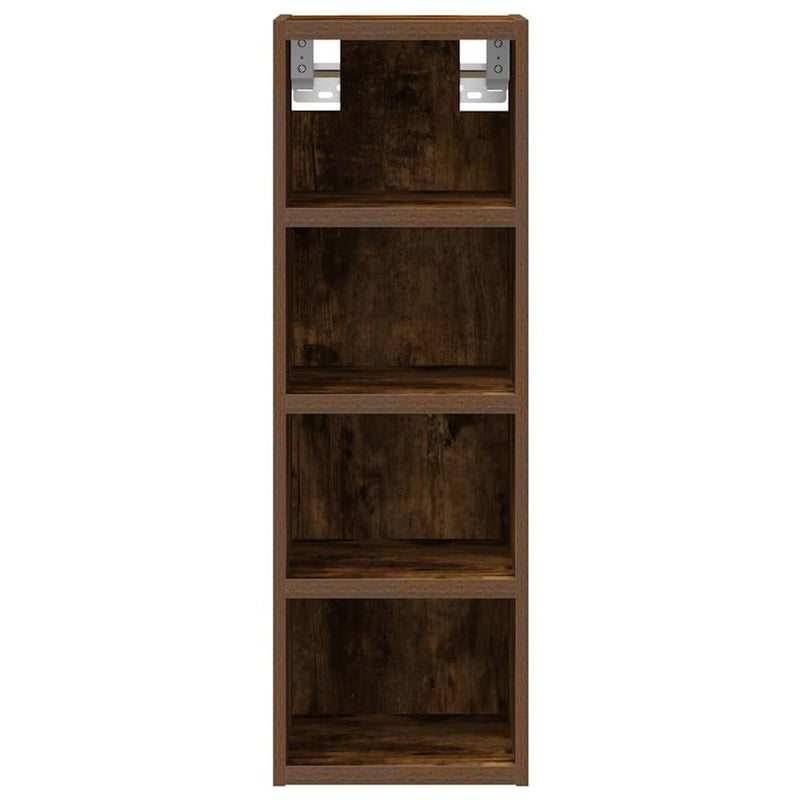 Hanging Cabinet Smoked Oak 20x29.5x60 cm Engineered Wood