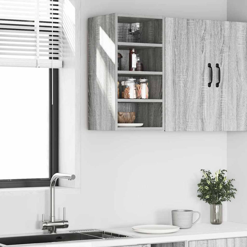 Hanging Cabinet Grey Sonoma 30x29.5x60 cm Engineered Wood